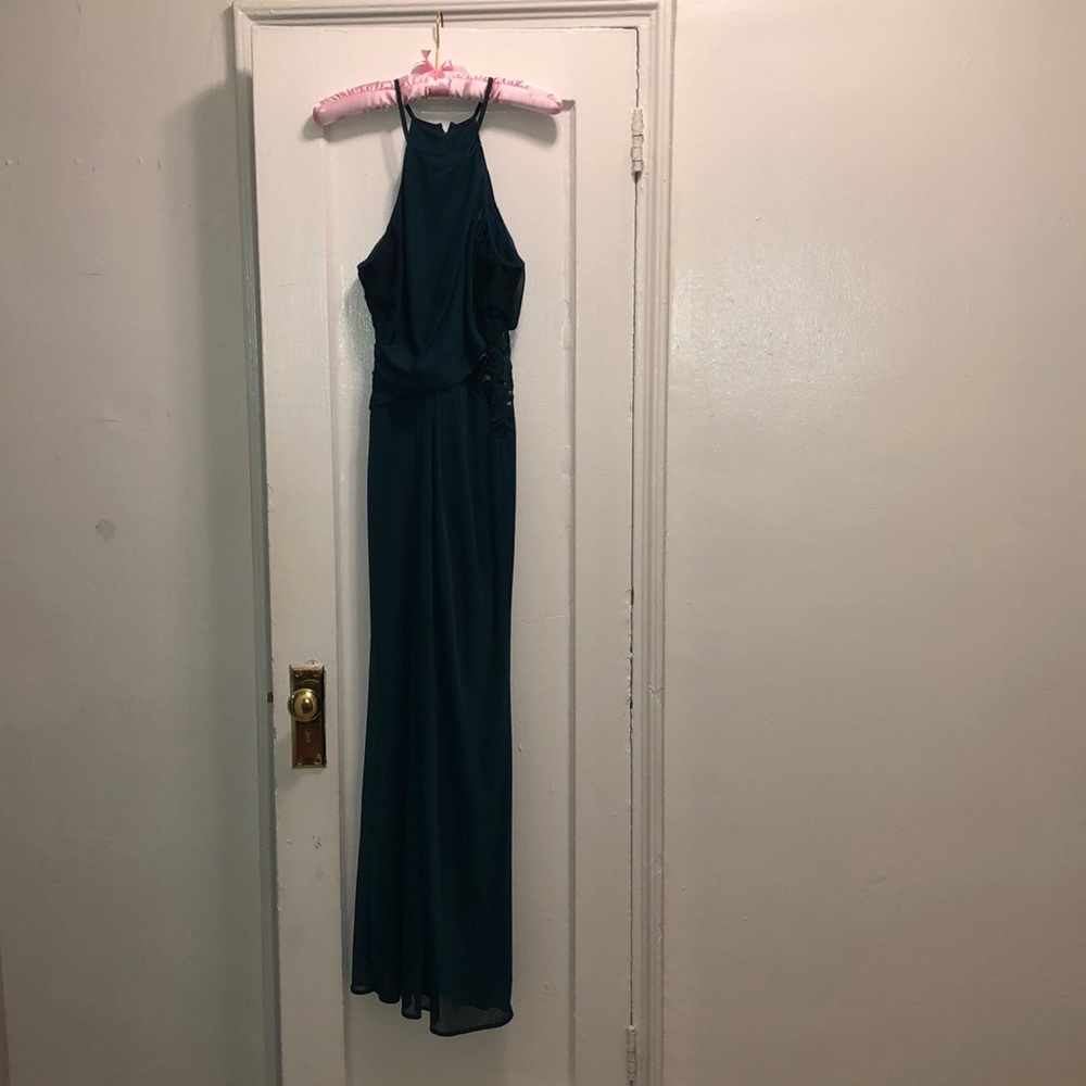 David’s Bridal Emerald Gown